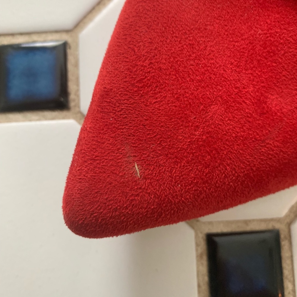Red long booties - Picture 9 of 12